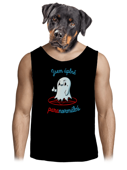 Jsem paranormální pánské tílko Black