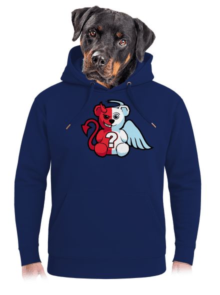 Anděl vs. ďábel unisex mikina premium Navy