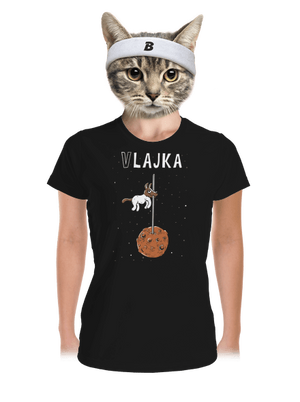 Vlajka dámské sportovní tričko Black