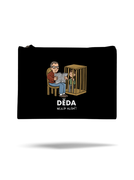 Děda hlídá taštička Black