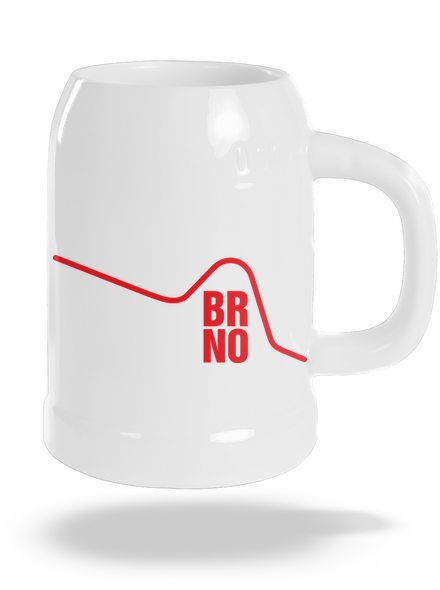 Brno půllitr White