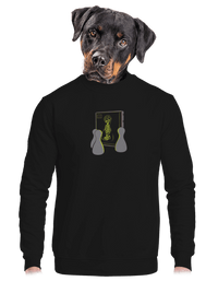 unisex mikina bez kapuce