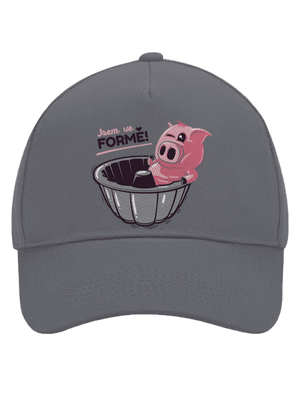 Ve formě kšiltovka baseballka Graphite grey