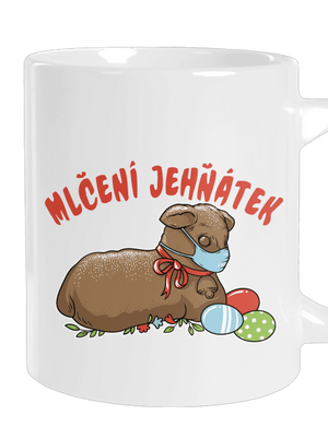 Mlčení jehňátek velký hrnek White