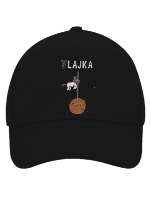 Vlajka kšiltovka baseballka Black