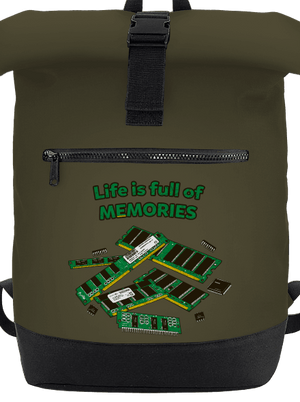 Uchováno v paměti batoh Military Green