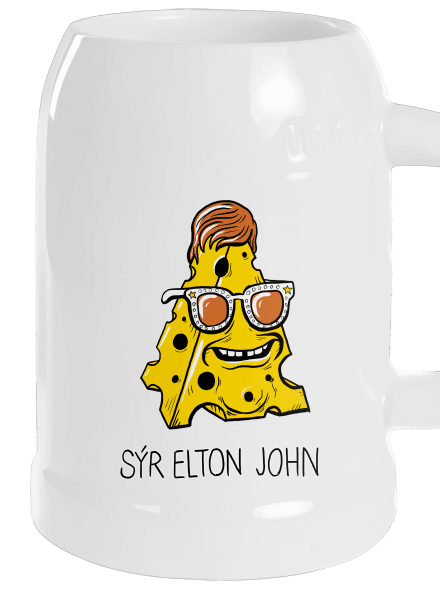 Sýr Elton John půllitr White