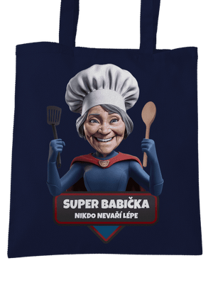 Super babička taška French Navy