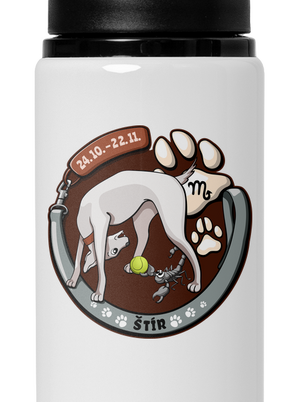 Psí horoskop: Štír lahev na vodu White