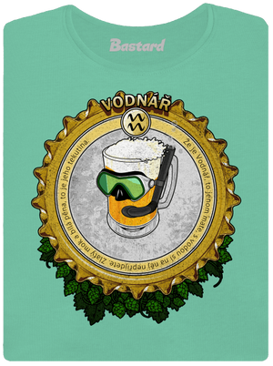 Pivní horoskop: Vodnář dámské tričko premium Mint Mal