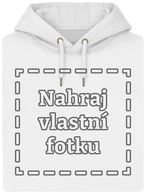 Vlastní potisk unisex mikina premium Snowwhite