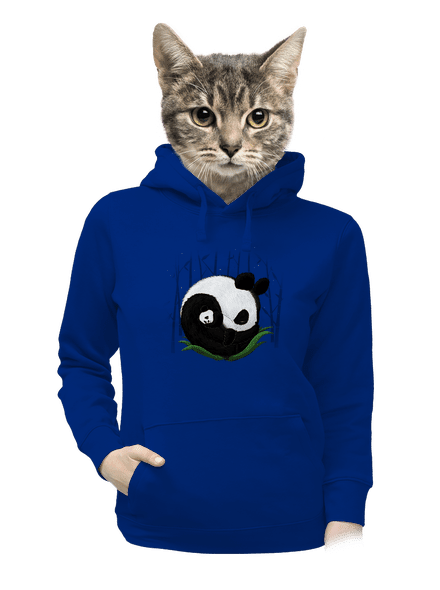 Dvě spící pandy dámská mikina klokanka Royal Blue Mal