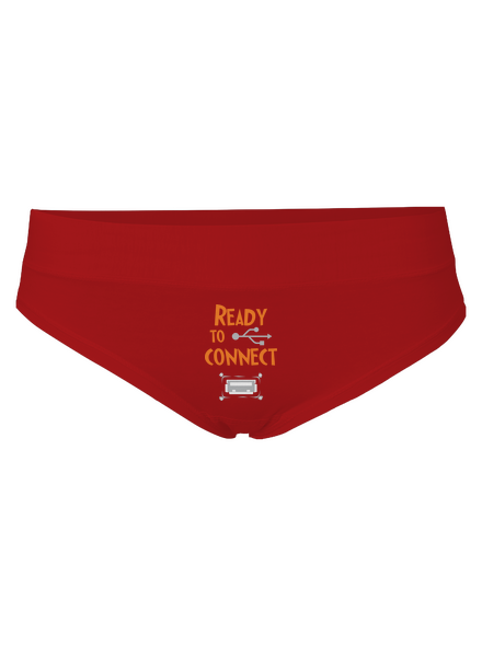 USB připojení dámské kalhotky Red Mal