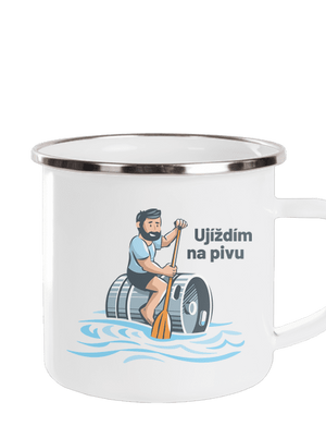 Ujíždím na pivu plecháček White