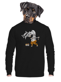 unisex mikina bez kapuce