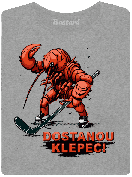 Dostanou klepec dámské tričko Dark Gray Melange
