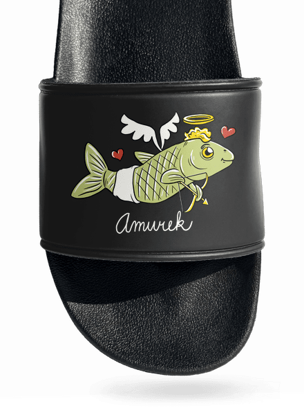 Amurek pantofle Black