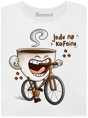 Jedu na kofeinu dámské tričko White
