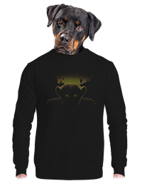 unisex mikina bez kapuce