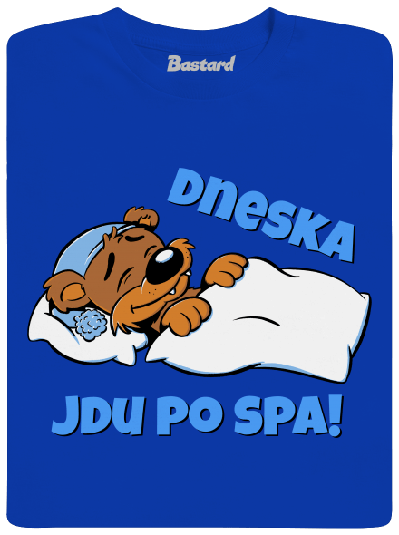 Dneska jdu po spa dětské tričko Royal Blue