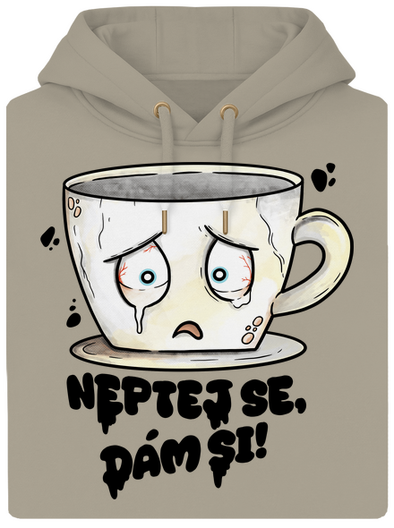 Neptej se, dám si unisex mikina premium Pastel Macchiato