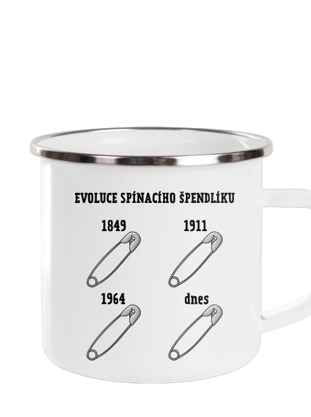 Evoluce spínacího špendlíku plecháček White