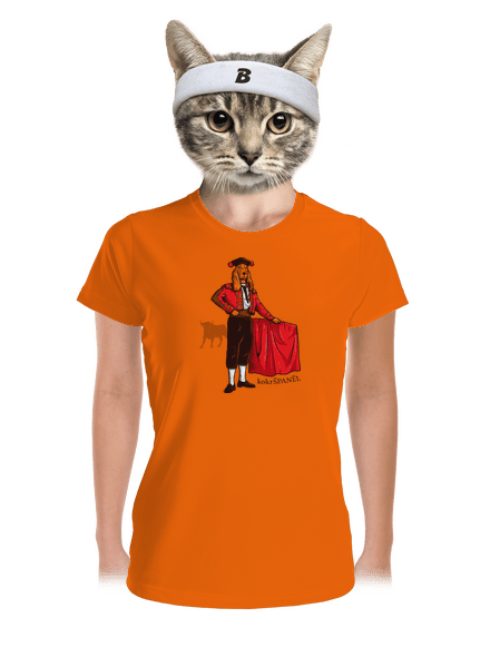 Kokršpaněl dámské sportovní tričko Neon Orange