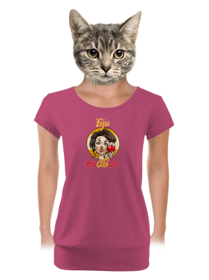 dámské tričko s lemem