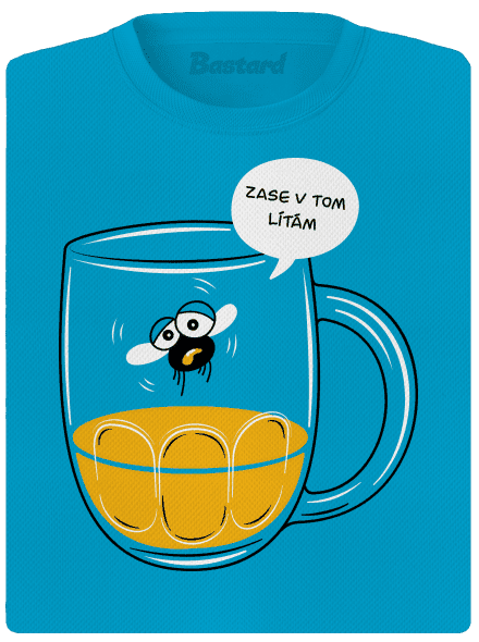 Zase v tom lítám dámské sportovní tričko Blue Atol