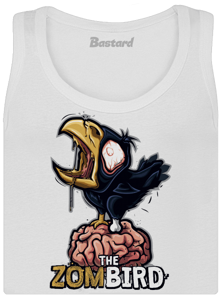Zombird dámské tílko klasické White