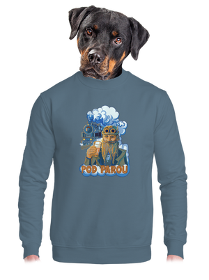 unisex mikina bez kapuce