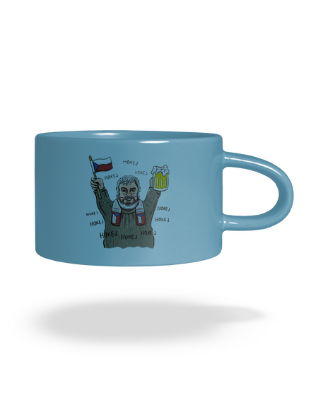 Hodor hrnek makronka Blue Macaron