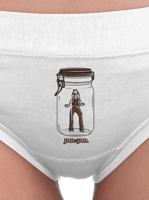 Jar in jar dámské kalhotky White