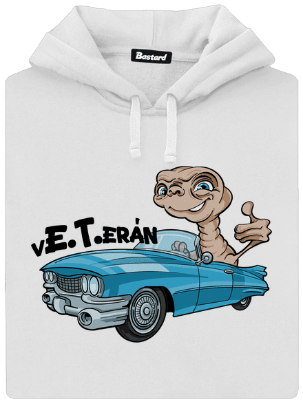 Veterán E.T. dámská mikina klokanka White