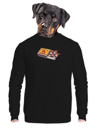 unisex mikina bez kapuce