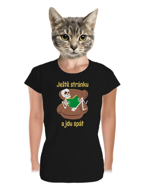 Ještě stránku dámské tričko premium Black
