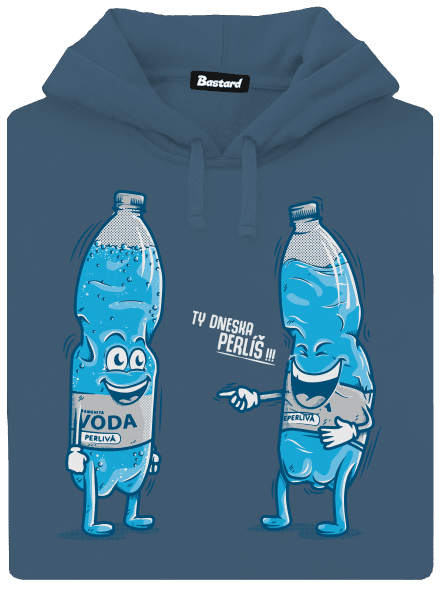 Ty perlíš dámská mikina klokanka Denim