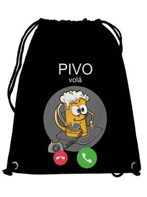 Pivo volá vak Black