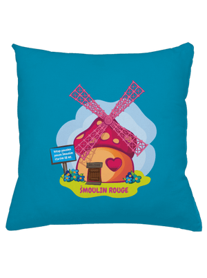Šmoulin Rouge polštář Blue Turquoise