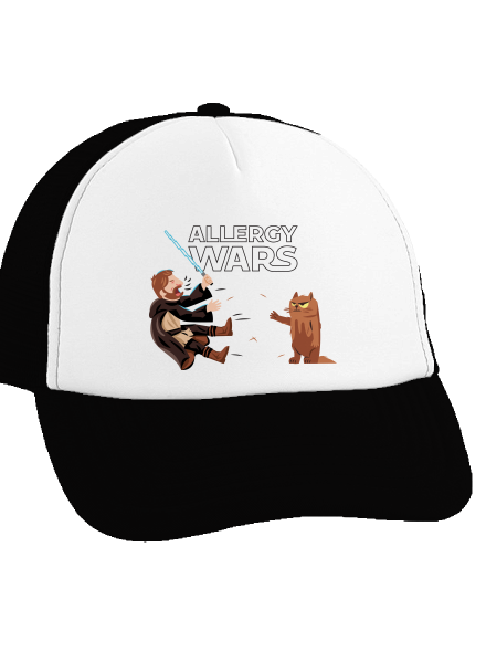 Allergy Wars kšiltovka truckerka Black cap