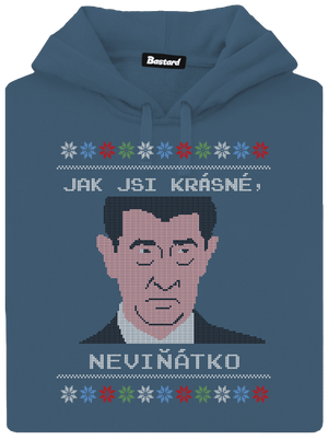 Neviňátko dámská mikina klokanka Denim