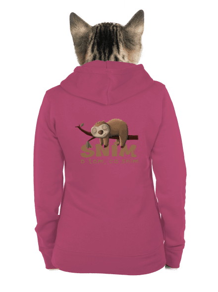 Sním o tom, co sním dámská mikina na zip Magenta