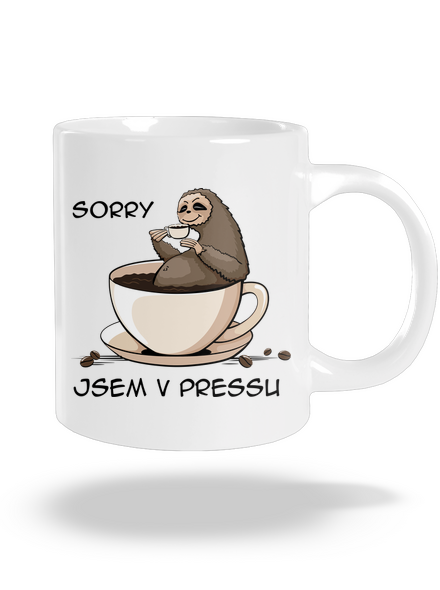 V pressu velký hrnek White