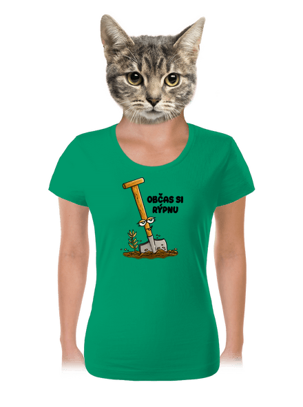 Občas si rýpnu dámské tričko Kelly Green Mal