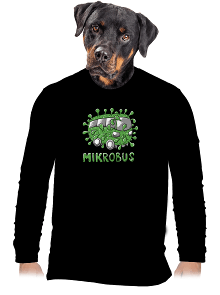 Mikrobus pánské dlouhý rukáv Black