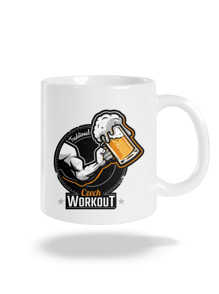 Czech Workout klasický hrnek White