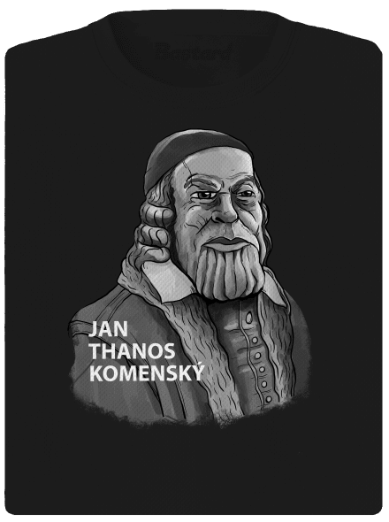 Jan Thanos Komenský dámské sportovní tričko Black