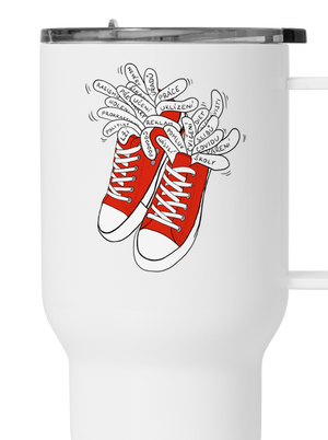 Plný kecky termohrnek White