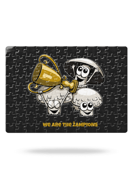 Žampioni puzzle White