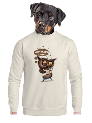 unisex mikina bez kapuce